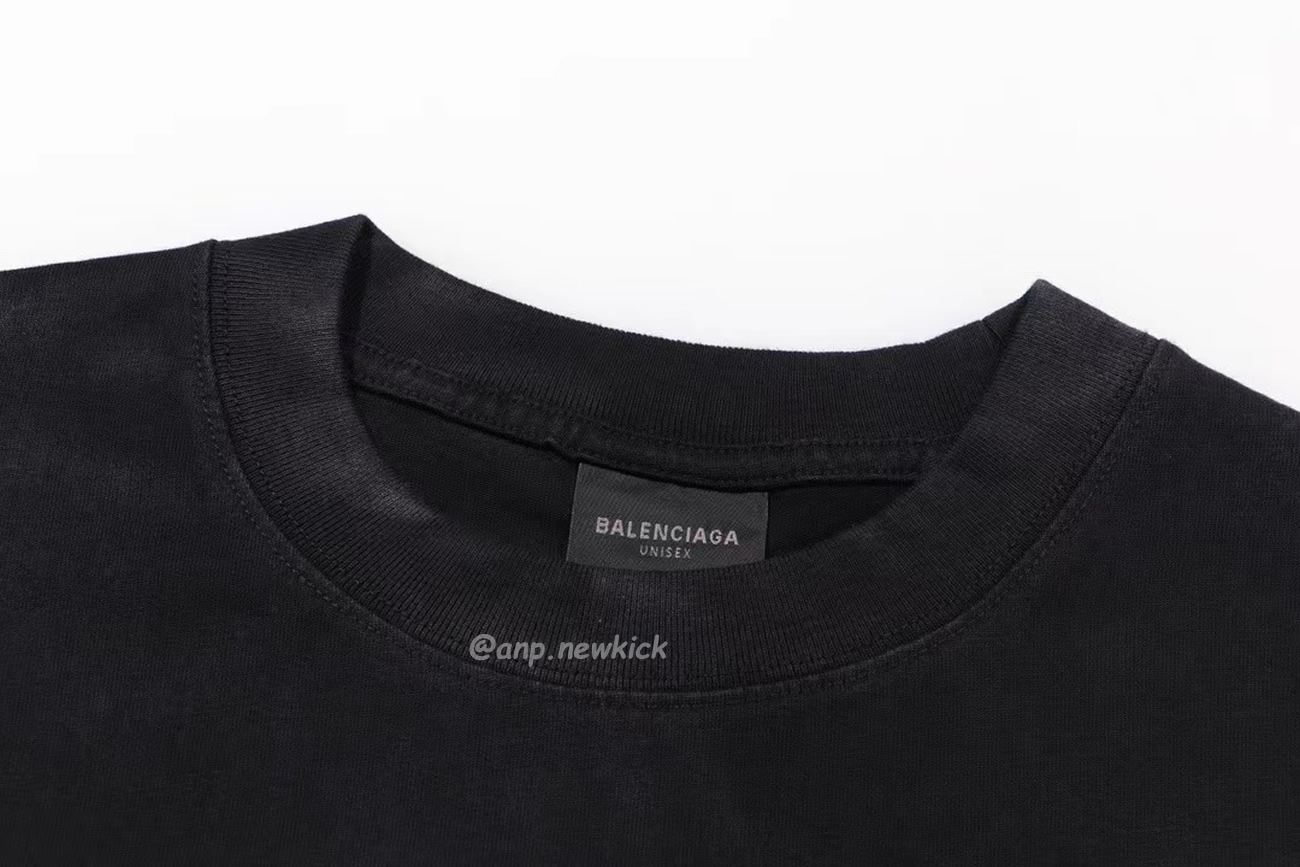 Balenciaga Fw23 Letter Logo Printing Short Sleeve T Shirt (5) - newkick.app